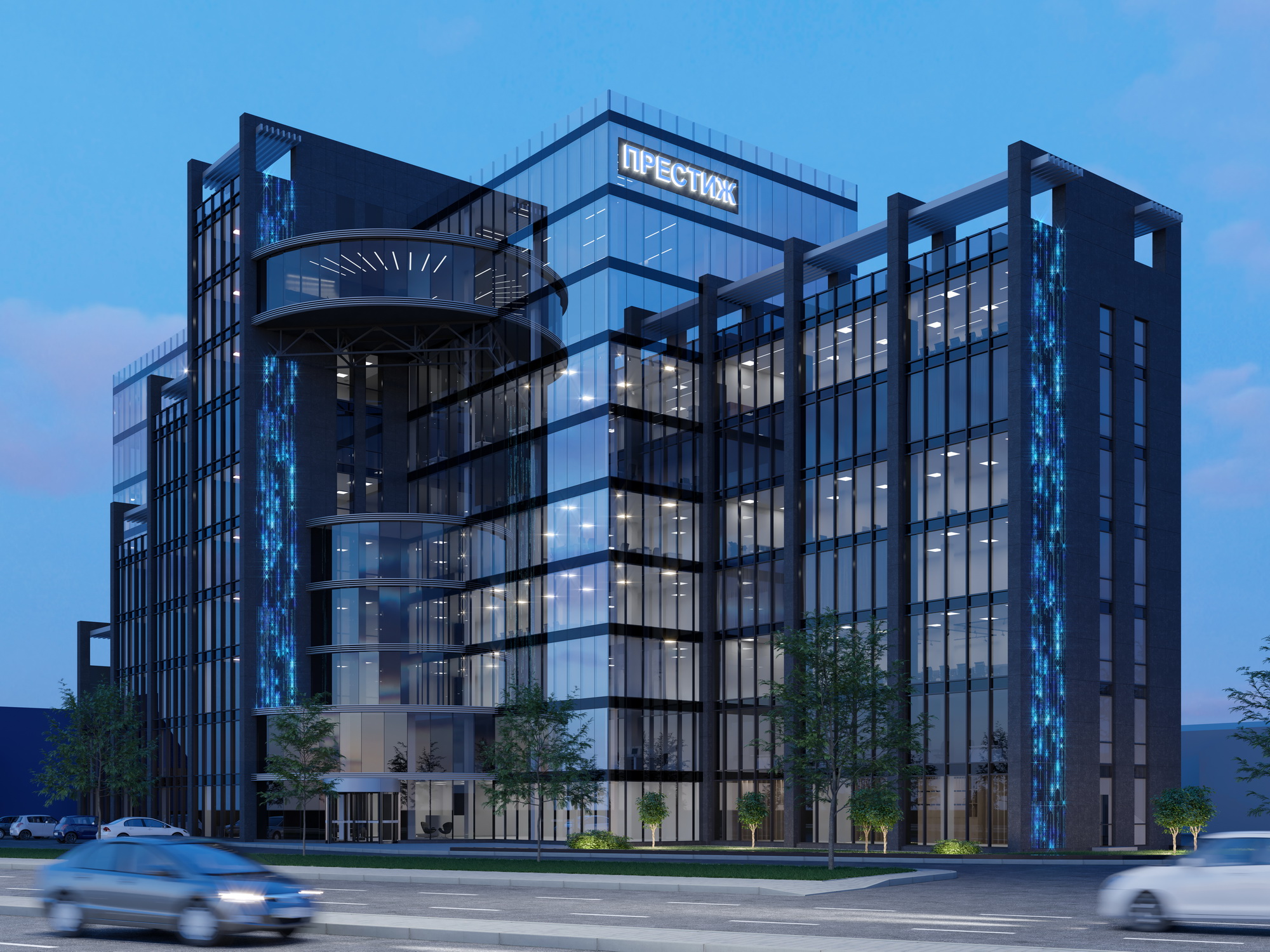 Реновация фасада офисного центра